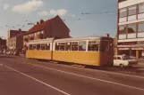 Kopenhagen Straßenbahnlinie 5 mit Gelenkwagen 892 auf Frederikssundsvej (1972)
