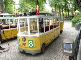 Kopenhagen Tivoli mit Modell Triebwagen 305 am Linie 8 (2019)