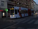 Krakau Straßenbahnlinie 17 mit Niederflurgelenkwagen RP617 am Miodowa (2024)