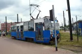 Krakau Straßenbahnlinie 18 mit Triebwagen 942 am Łagiewniki (2008)