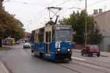 Krakau Straßenbahnlinie 2 mit Triebwagen 380 auf Tadeusza Kościuszki (2005)