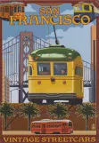 Kühlschrankmagnet: San Francisco Vintage Streetcars
 (2023)