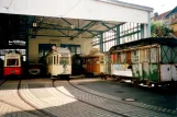 Leipzig Triebwagen 1601 auf Straßenbahnmuseum Leipzig-Möckern (2001)