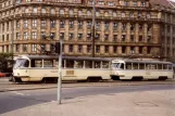 Leipzig Triebwagen 2144 auf Platz der Republik (Willy-Brandt-Platz) (1990)