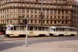 Leipzig Triebwagen 2144nah Hauptbahnhof (1990)