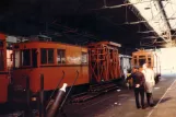 Lille Arbeitswagen 901 im Depot Saint Maur (1981)