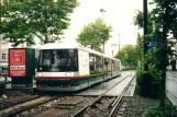 Lille Straßenbahnlinie T mit Niederflurgelenkwagen 08 am Buisson (2002)