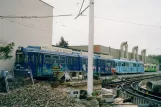 Linz Gelenkwagen 82 am Depot Kleinmünchen (2004)
