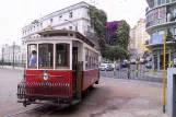 Lissabon Museu da Carris mit Triebwagen 1 draußen Rua 1 de Maio (2003)