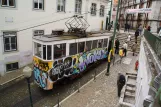 Lissabon Standseilbahn Elevador da Glória  am Bairro Alto (2013)