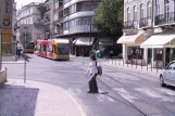 Lissabon Straßenbahnlinie 15E auf Rua 1 de Maio (2003)