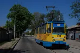 Luhansk Straßenbahnlinie 11 mit Triebwagen 150 auf Frunze Ulitsa (Frunze St) (2011)