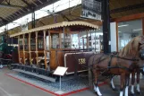 Lüttich Pferdestraßenbahnwagen 132 im Musée des transports en commun du Pays de Liège (2010)