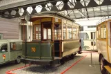 Lüttich Triebwagen 70 im Musée des Transports en Commun (2010)