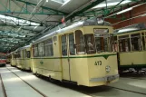 Magdeburg Triebwagen 413 auf Museumsdepot Sudenburg (2014)