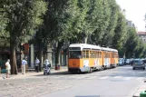 Mailand Straßenbahnlinie 12 mit Gelenkwagen 4826 auf Via Cenisio (2009)