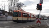 Mainz Straßenbahnlinie 51 mit Gelenkwagen 271 auf Hattenbergstraße (2017)