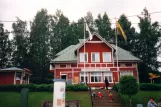 Malmköping der Eingang zu Museispårvägen Malmköping (1995)