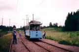 Malmköping Museumslinie mit Triebwagen 11 am Hosjö (1995)