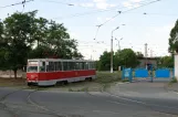 Mariupol Straßenbahnlinie 10 mit Triebwagen 561 am Mamina Sybiryaka Street (2012)