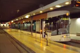 Marseille Straßenbahnlinie T1 mit Niederflurgelenkwagen 031 am Noailles (2016)
