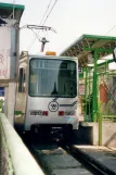 Mexiko-Stadt Straßenbahnlinie Tren Ligero (TL) mit Gelenkwagen 022 am Xochimilco (2003)