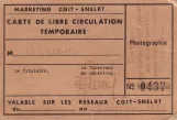 Mitarbeiter-Freikarte für ilevia, die Vorderseite (1981)