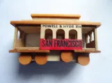 Modellstraßenbahn: San Francisco, Seitenansicht (2023)