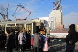 Moskau Straßenbahnlinie 11 am Vdnch (2012)