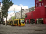 Mülhausen Straßenbahnlinie Tram 1 mit Niederflurgelenkwagen 2009 auf Porte Jeune (2019)