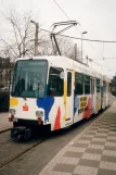 Mülheim an der Ruhr Regionallinie 112 mit Gelenkwagen 279 am Kaiserplatz (1996)