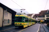 Neuchâtel Regionallinie 215 mit Triebwagen 502 am Boudry (2006)
