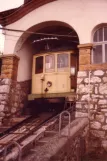 Neuchâtel Standseilbahn Ecluce Plan mit Kabelstraßenbahn 2 am Plan (1980)
