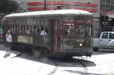 New Orleans Linie 12 St. Charles Streetcar mit Triebwagen 922 am Canal / Carondelet (2010)