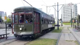 New Orleans Linie 12 St. Charles Streetcar mit Triebwagen 940 am Howard Ave. + Carondelet (2018)