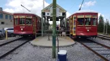 New Orleans Linie 2 Riverfront mit Triebwagen 457 am Dumaine Station (2018)