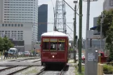 New Orleans Linie 2 Riverfront mit Triebwagen 459 am Julia (2010)