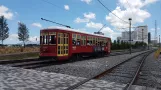New Orleans Linie 2 Riverfront mit Triebwagen 461 am Dumaine Station (2018)