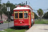 New Orleans Linie 47 Canal Streetcar mit Triebwagen 2002 auf N Carrollton Avenue (2010)