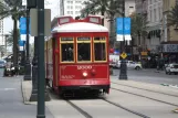 New Orleans Linie 47 Canal Streetcar mit Triebwagen 2009 nahe bei Canal / S Peters (2010)