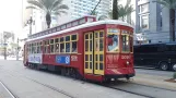 New Orleans Linie 47 Canal Streetcar mit Triebwagen 2016nah Canal / S Peters (2018)