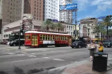 New Orleans Linie 47 Canal Streetcar mit Triebwagen 2017 am Canal / Baronne (2010)