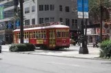 New Orleans Linie 47 Canal Streetcar mit Triebwagen 2023 auf Canal street (2010)