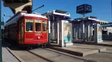 New Orleans Linie 49 Riverfront mit Triebwagen 2018 am UPT (2018)