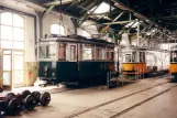 Nordhausen Museumswagen 23 im Depot Straßenbahndepot Grimmelallee (1998)