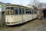 Nürnberg Beiwagen 1540 auf der Seitenbahn bei Historische Straßenbahndepot St. Peter (2013)