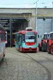 Olmütz Triebwagen 252 vor Ulice Koźlužská (2008)