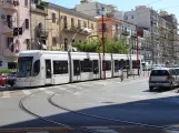 Palermo Straßenbahnlinie 1 mit Niederflurgelenkwagen 01 auf Corso dei Mille (2022)