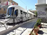 Palermo Straßenbahnlinie 1 mit Niederflurgelenkwagen 03 am Bahnhof Centrale (2022)