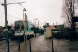 Paris Straßenbahnlinie T1 mit Niederflurgelenkwagen 109 am Saint Denis (2007)